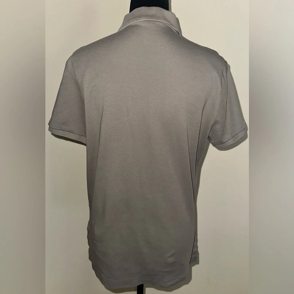 Polo Ralph Lauren Gray Short Sleeve 100% Cotton Shirt - Size M